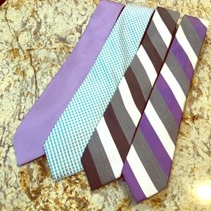 Group of men’s dress ties